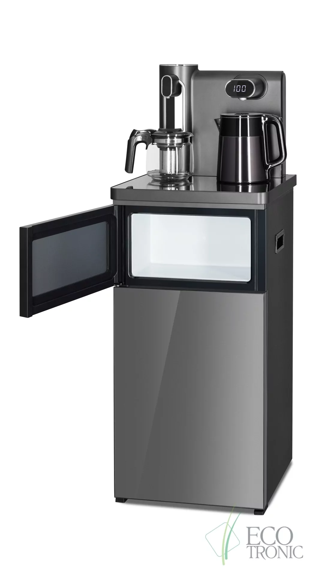 Кулер с чайным столиком Тиабар Ecotronic TB41-LE graphite